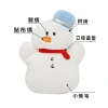 Cartoon Christmas snowman throw pillows, Recreation House dolls, plush toys, dolls, PP cotton custom-made orders details Picture